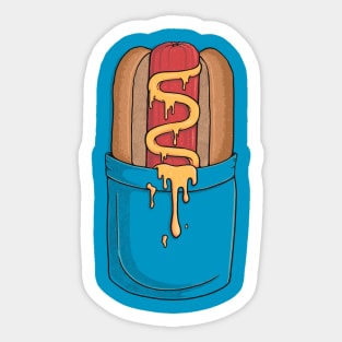 Pocket Hotdog Sticker